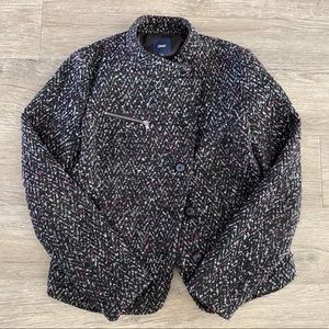 Gap Black Tweed Coat